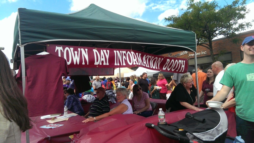 Arlington Town Day Information Booth