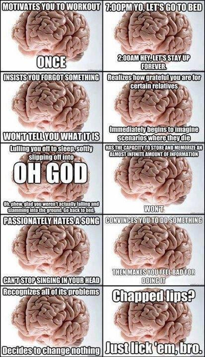 Humorous Brain Poster